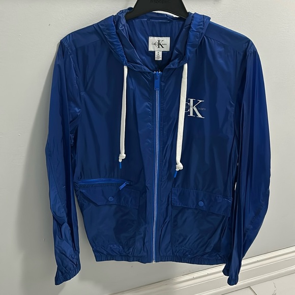 Calvin Klein Blue Windbreaker - Picture 1 of 2